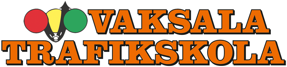 Vaksala trafikskola logga i orange