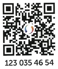 Qr kod för att swisha Trafiksikskolan. 